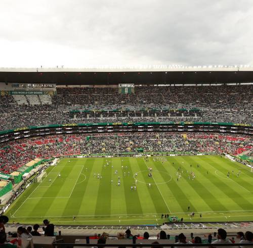 Fotografía de archivo que muestra el estadio Azteca.