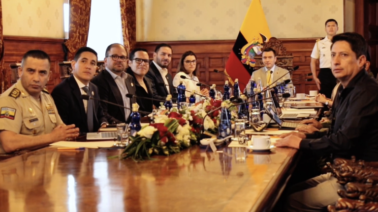 Daniel Noboa reunió al Cosepe con el nuevo director de Inteligencia; Reimberg detalla resultados
