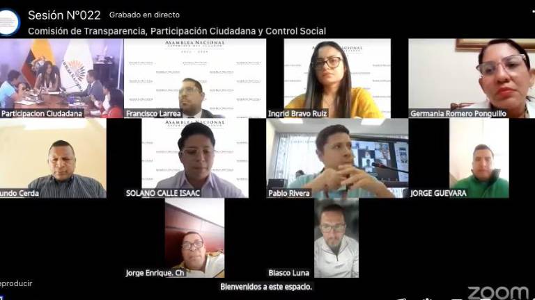 El asambleísta de ADN, Jorge Chamba, se conectó a una sesión de la Asamblea desde su cama