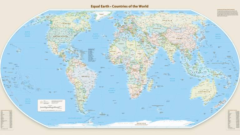 La ONU comenzará a utilizar un mapa mundial más fiel al tamaño de los continentes