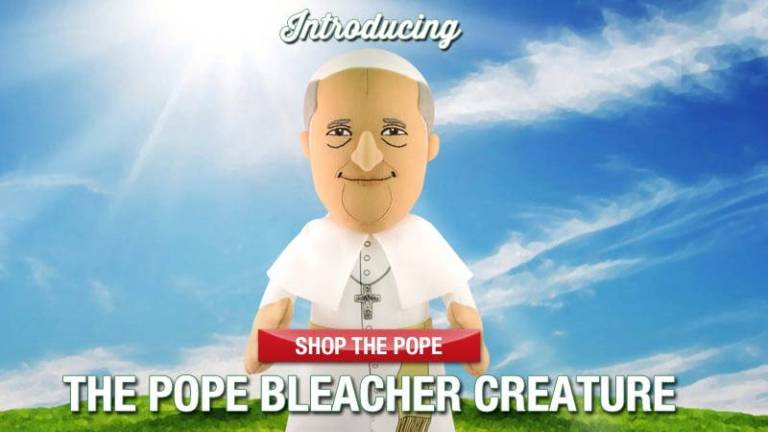 Muñeco de felpa del papa Francisco se venderá en EEUU