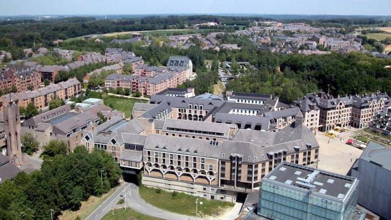 Fotografía aérea de la Universidad Católica de Lovaina