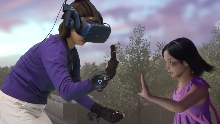 Madre se despide de su hija que murió hace tres años a través de realidad virtual