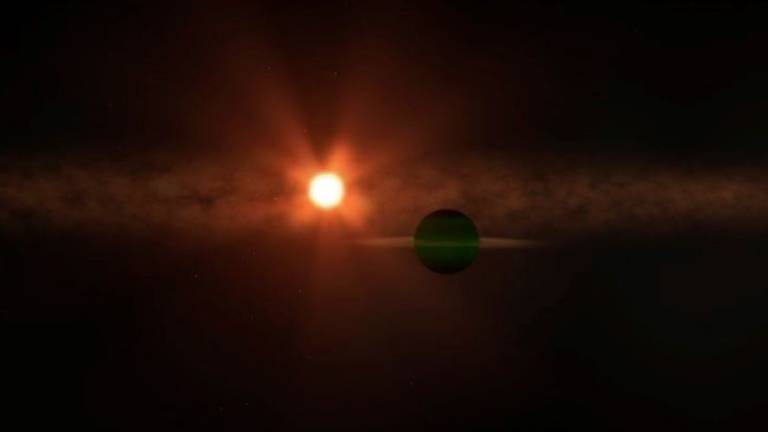 Descubren un exoplaneta que orbita una estrella joven y cercana
