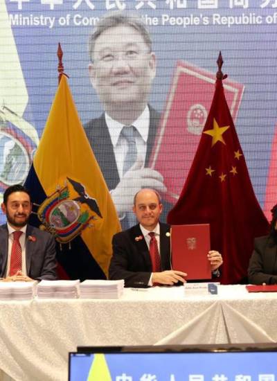 Ecuador, el cuarto país de Latinoamérica en firmar un acuerdo comercial con China.