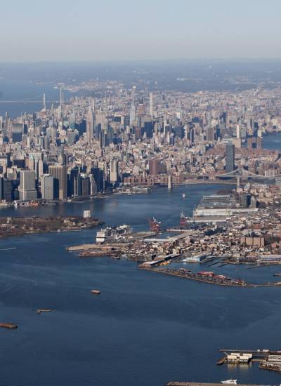 Una vista general de la ciudad de Nueva York fotografiada el 4 de febrero de 2024.