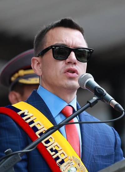 Noboa comenzó la gira este miércoles 3 de diciembre y se extenderá hasta el 11 de diciembre.