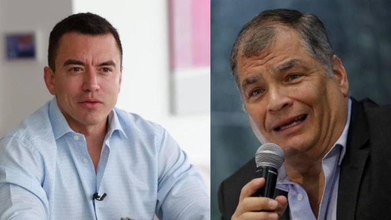 Daniel Noboa y Rafael Correa