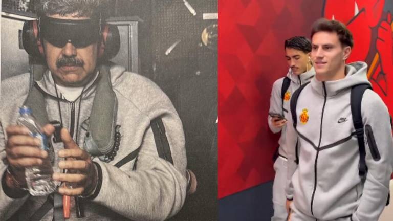 Jugadores del RCD Mallorca se volvieron virales tras vestirse como Maduro durante su detención