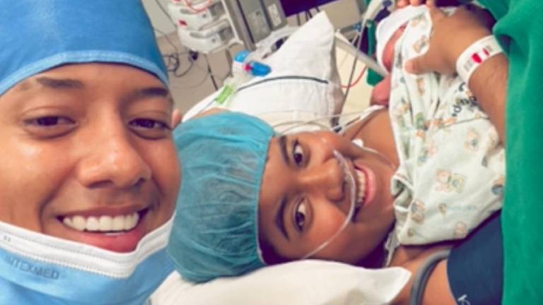 Jombriel se convierte en padre por primera vez: 'Gracias Dios por tu regalo de Navidad'