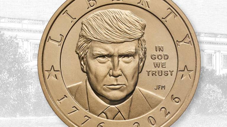 Estados Unidos pone a la venta una moneda de un dólar con el rostro de Donald Trump