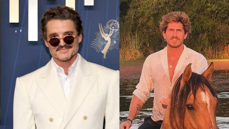 Pedro Pascal fue fotografiado en Nueva York junto al artista argentino Rafa Olarra.