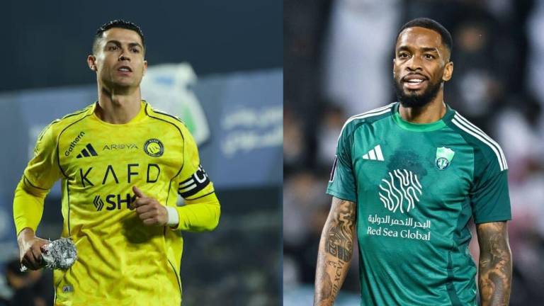 Cristiano Ronaldo e Ivan Toney juegan en la Saudi Pro League.