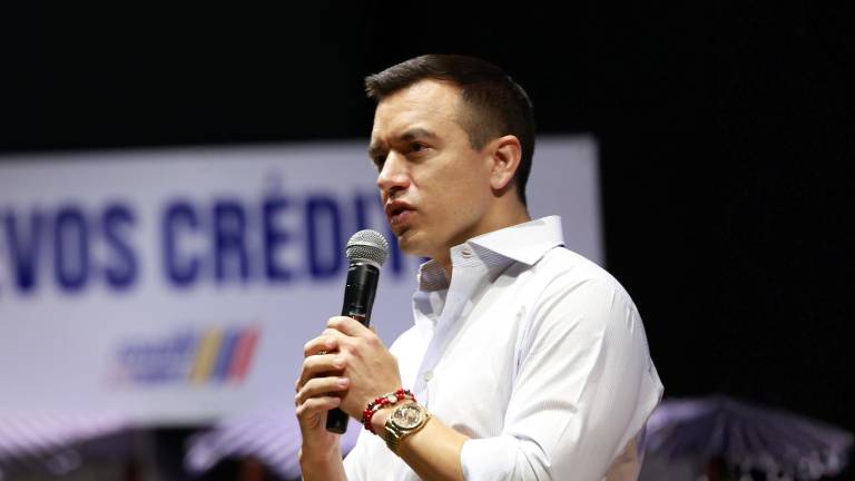 El presidente Daniel Noboa sostiene que el país se sigue reactivando, pese al paro.