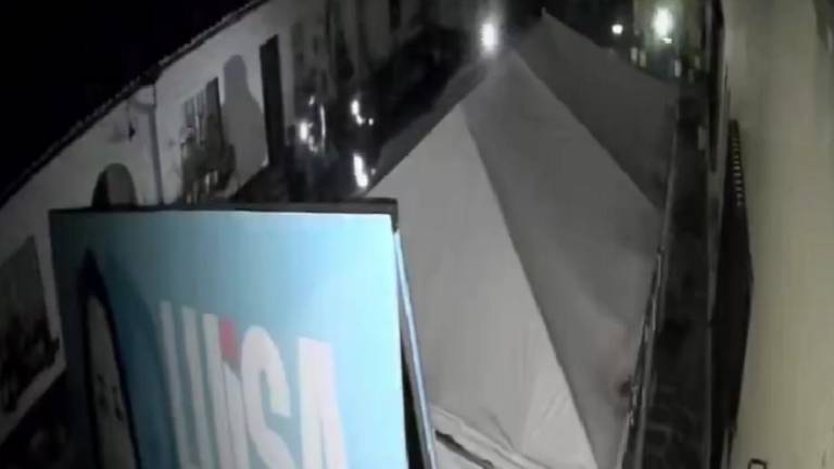 Captura de video del allanamiento denunciado por la RC.