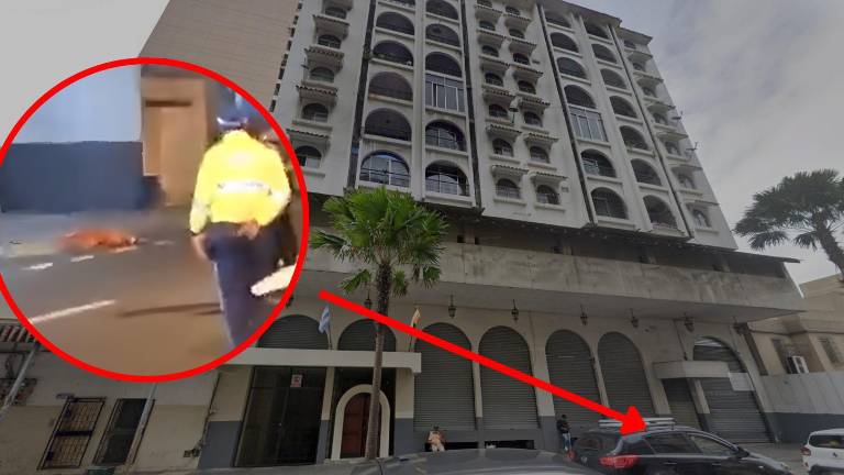 Tragedia en el centro de Guayaquil: mujer muere al caer del cuarto piso de un edificio