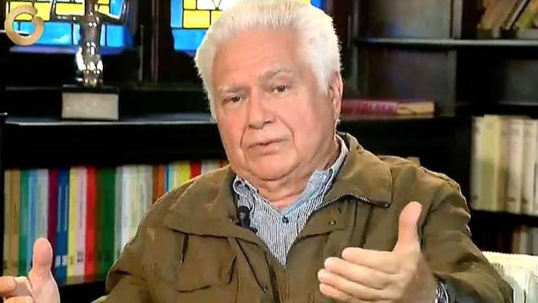 Evanan Romero durante una intervención en 'Globovision', un canal de televisión venezolano.