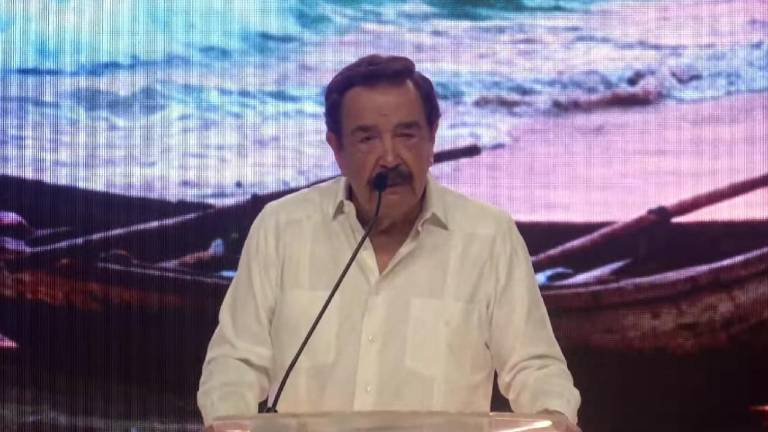 Jaime Nebot durante su discurso el 11 de abril de 2026 en el Centro de Convenciones de Guayaquil.