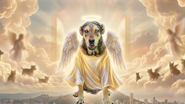 La Policía de Perú despide con honores a 'Vaguito', su querido perro símbolo