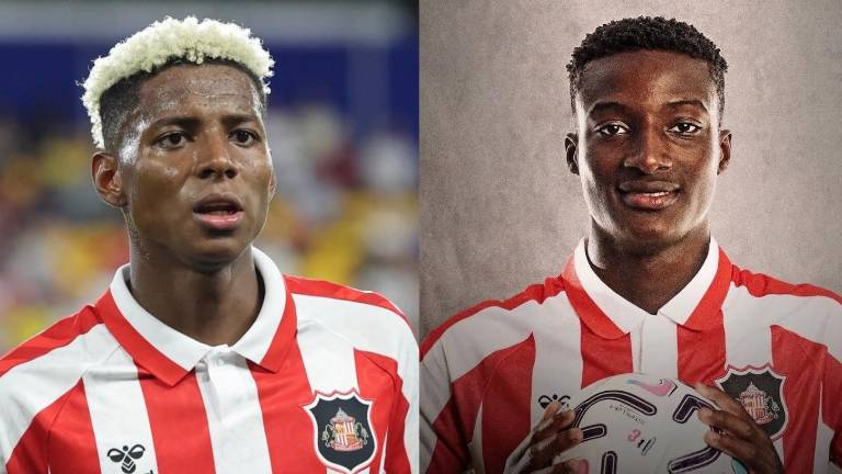 Nilson Angulo y Juan Riquelme son jugadores del Sunderland.