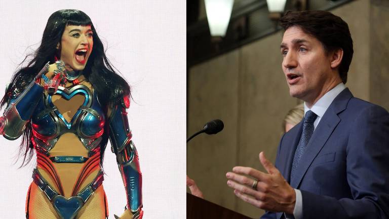 ¿Nuevo romance de Katy Perry? La cantante fue vista con el ex primer ministro canadiense