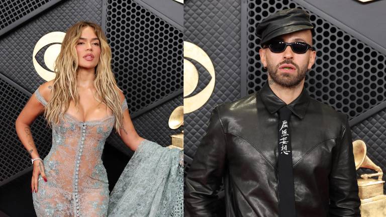 Karol G y Feid coinciden en los Grammy 2026 y su incómodo encuentro quedó grabado