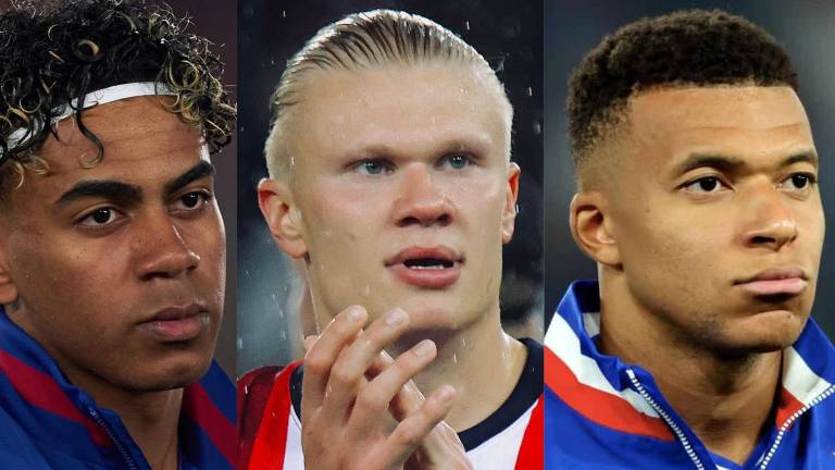 Lamine Yamal, Erling Haaland y Kylian Mbappé con de los mejores jugadores del undo.
