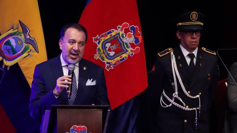 Pabel Muñoz criticó al Gobierno en Sesión de Fundación de Quito.