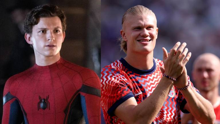 Después de ignorarlo, Erling Haaland acepta la invitación a cenar de Tom Holland luego de que la historia se volviera viral