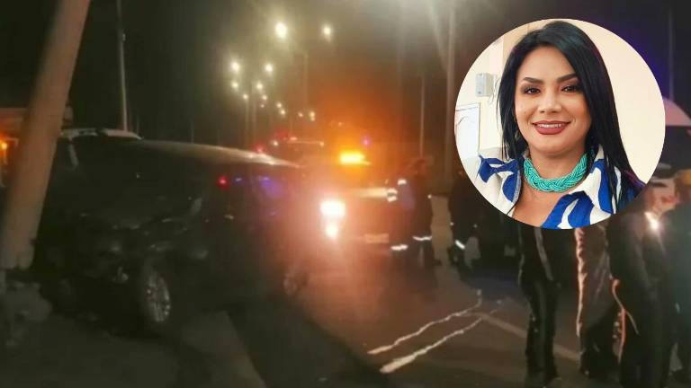 El vehículo en el que iba la gobernadora de Tungurahua fue embestido por otro automotor en el paso lateral de Ambato.