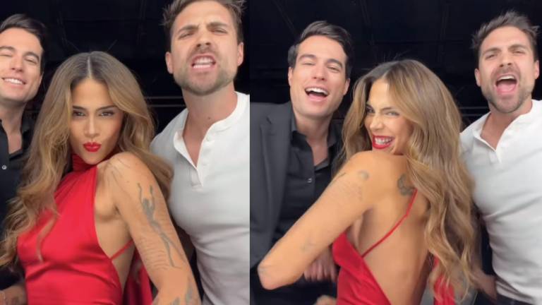 Greeicy sorprende al bailar himno mundialista de Ecuador junto a Johann Vera y Danilo Carrera