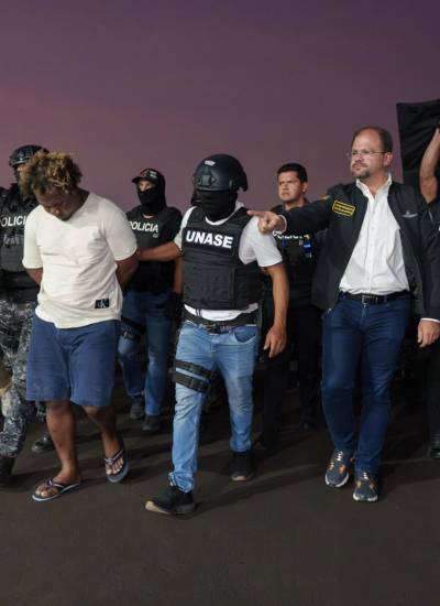 A este criminal lo mandamos directo a cantar a la cárcel del Encuentro, declaró el ministro del Interior, John Reimberg.