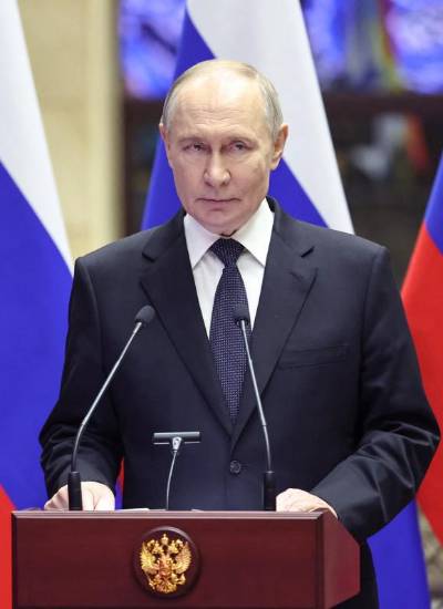 El presidente de Rusia, Vladímir Putin.