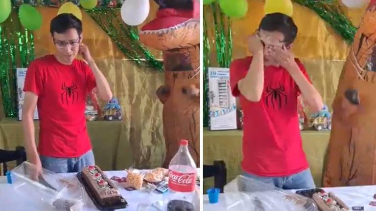 Padre llora en redes sociales porque su exesposa no dejó que su hijo asista a la fiesta que le había organizado