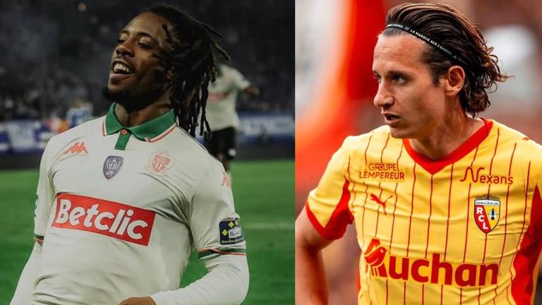 Elye Wahi es jugador del Niza, mientras que Florian Thauvin es jugador del Lens.