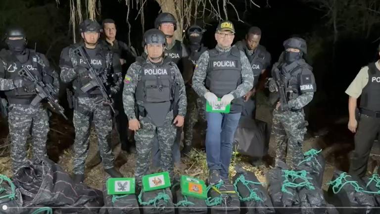 Tres toneladas de droga incautadas en Manabí: Reimberg dice que encontrarán las caletas de Los Choneros
