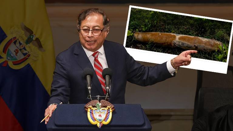 VIDEO | Difunden fotos de supuesta bomba de origen ecuatoriano que cayó en Colombia