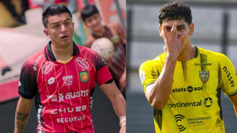 Andrés López es jugador del Deportivo Cuenca, mientras que Allan Wlk es jugador del Recoleta FC.