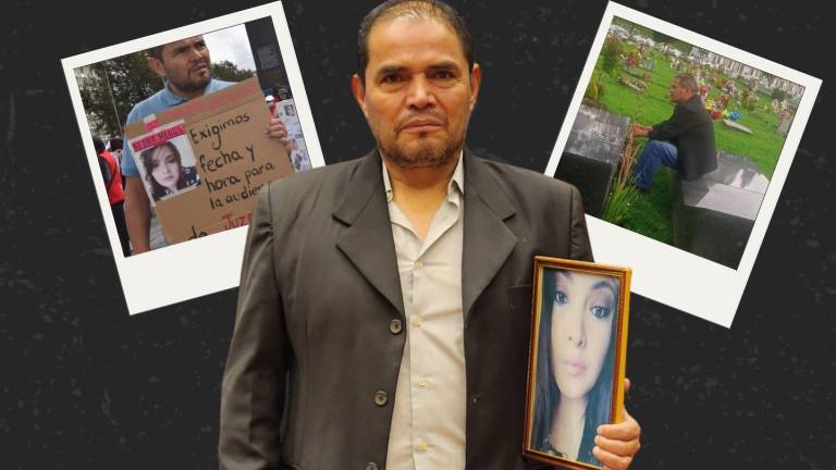 Arturo Espinosa lucha para que la muerte de su hija no quede impune.