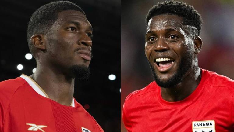 Azarías Londoño y José Fajardo, seleccionados de Panamá..