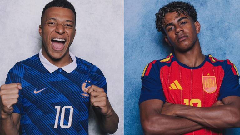 Kylian Mbappé es jugador de Francia, mientras que Lamine Yamal es jugador de España.
