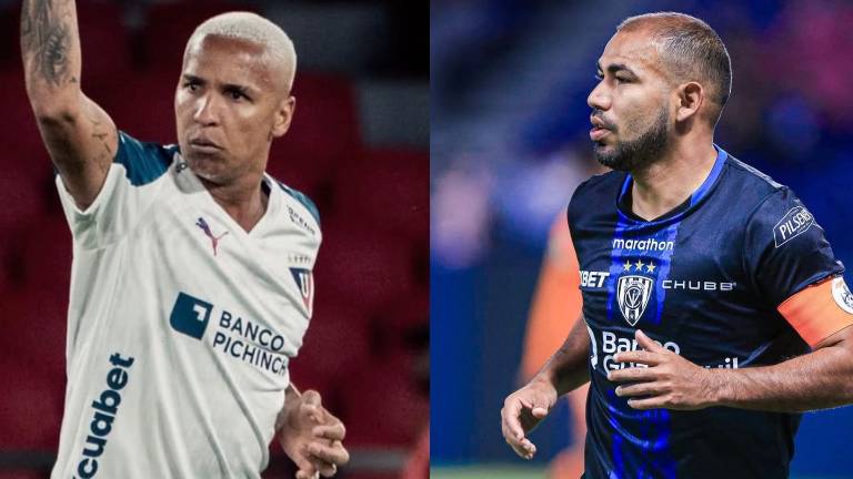 Deyverson es jugador de Liga de Quito, mientras que Junior Sornoza es jugador de Independiente del Valle.