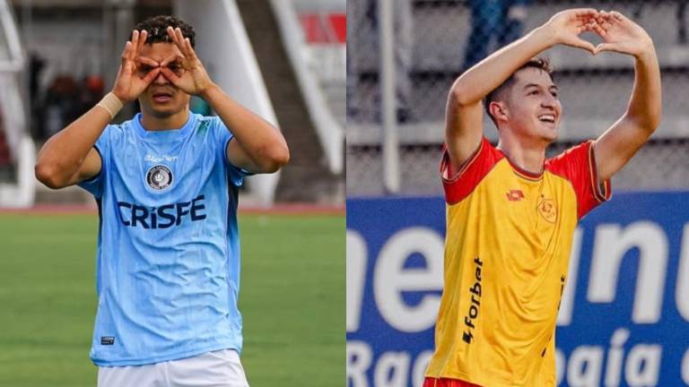 Saenddy Yanez es jugador de San Antonio FC, mientras que Andres Mena es jugador de Aucas.