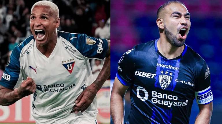 Deyverson es jugador de Liga de Quito, mientras que Junior Sornoza es jugador de IDV.