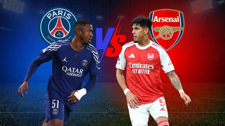 Willian Pacho es jugador del PSG, mientras que Piero Hincapié es jugador del Arsenal.