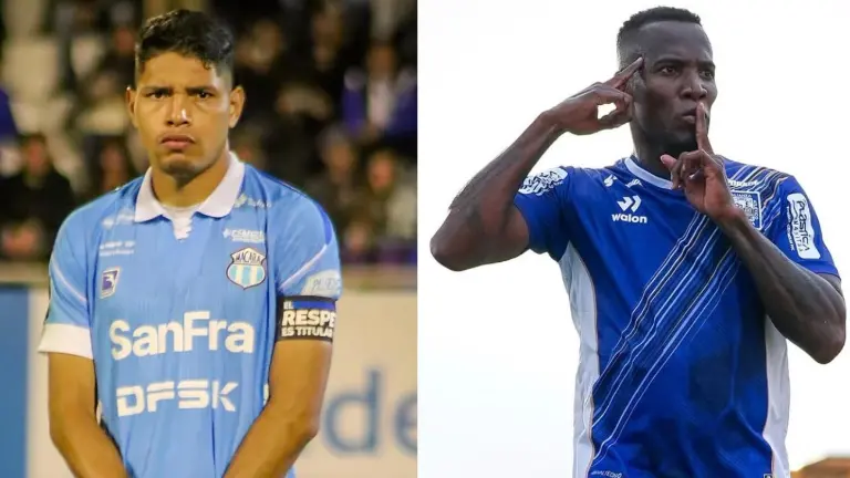 Jose Marrufo es jugador de Macará, mientras que Cristian Penilla es jugador de Alianza Atlético.