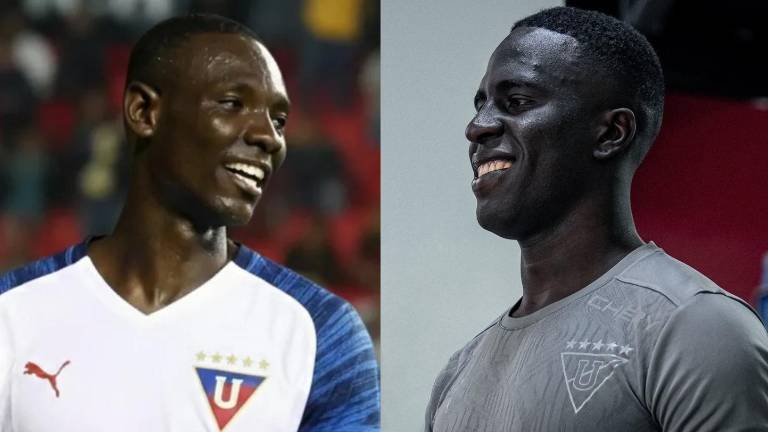 Janner Corozo y Josué Cuero son jugadores de Liga de Quito.