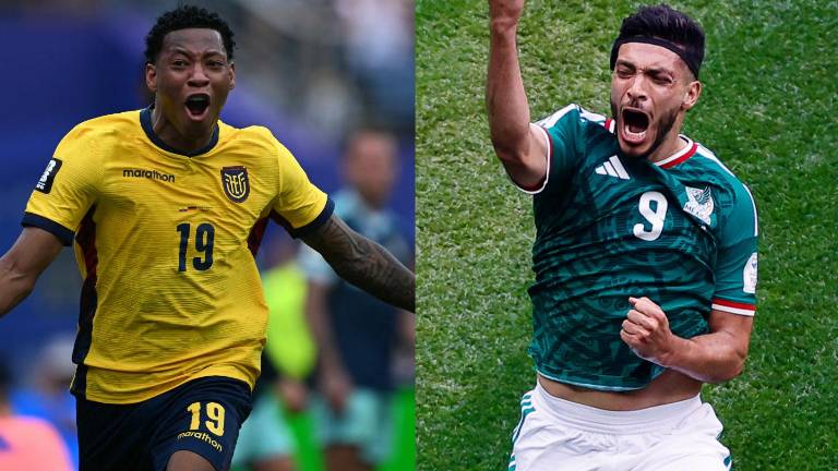 Gonzalo Plata es jugador de Ecuador, mientras que Raúl Jiménez es jugador de México.