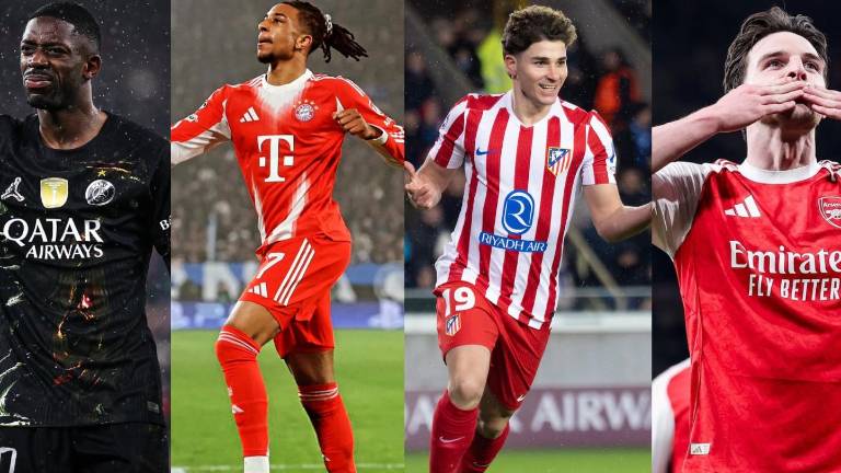Ousmane Dembélé, Michael Olise, Julián Alvarez y Declan Rice son semifinalistas de la Champions League 2026.