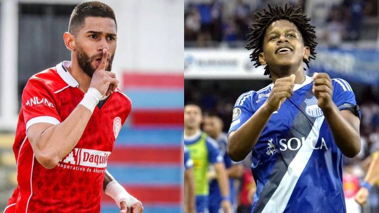Osmar Fernández es jugador de Daquilema FC, mientras que Luis Fragozo es jugador de Emelec.